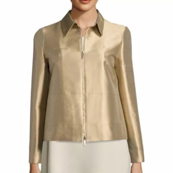 LAFAYETTE 148 Adaya Silk Blend Jacket - Picture 1 of 16